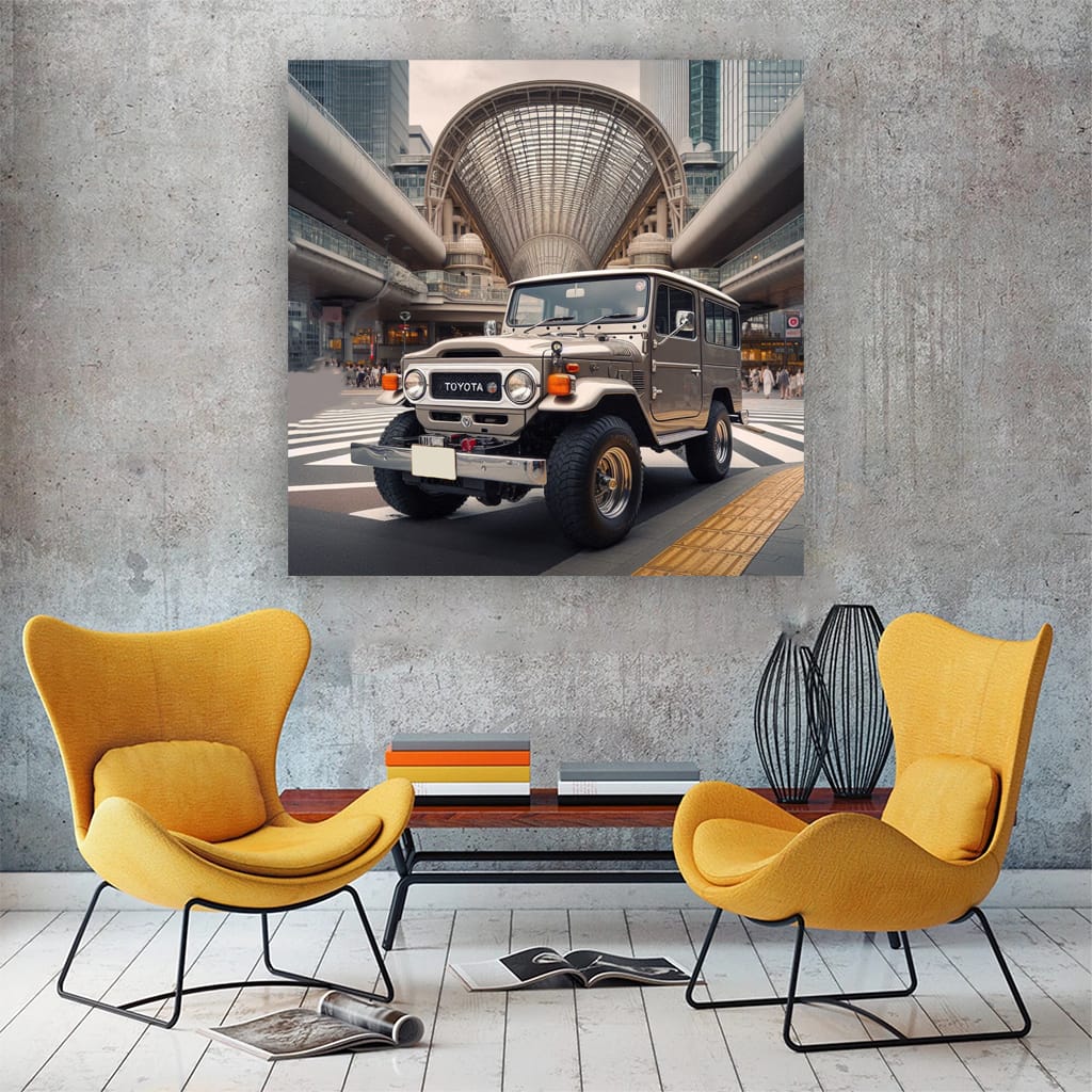 Toyota Land Cruiser Tokyo Jap Wall Art