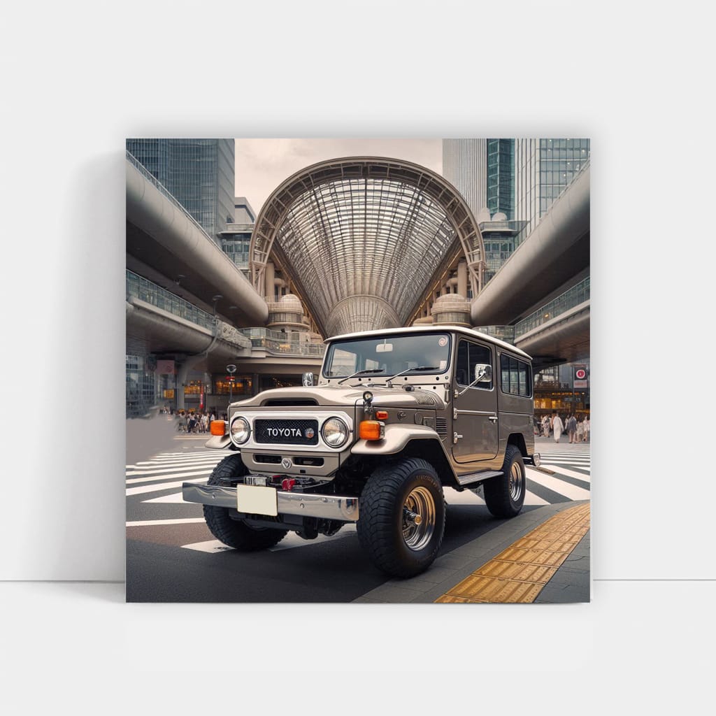 Toyota Land Cruiser Tokyo Jap Wall Art