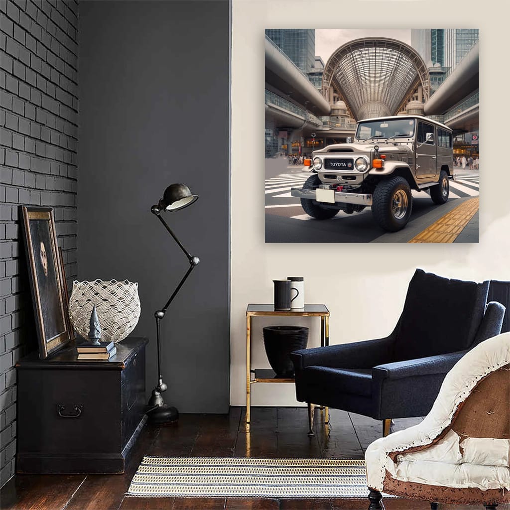 Toyota Land Cruiser Tokyo Jap Wall Art