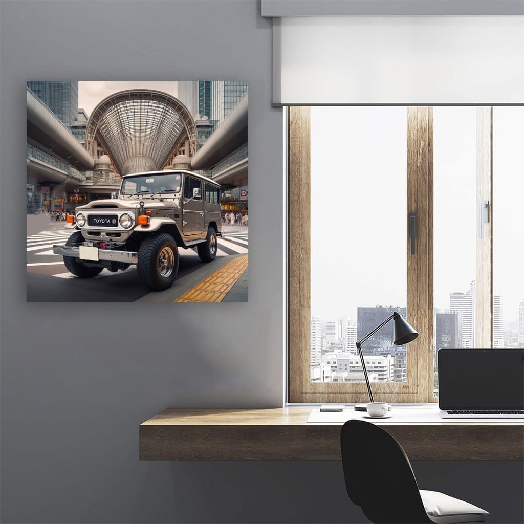 Toyota Land Cruiser Tokyo Jap Wall Art