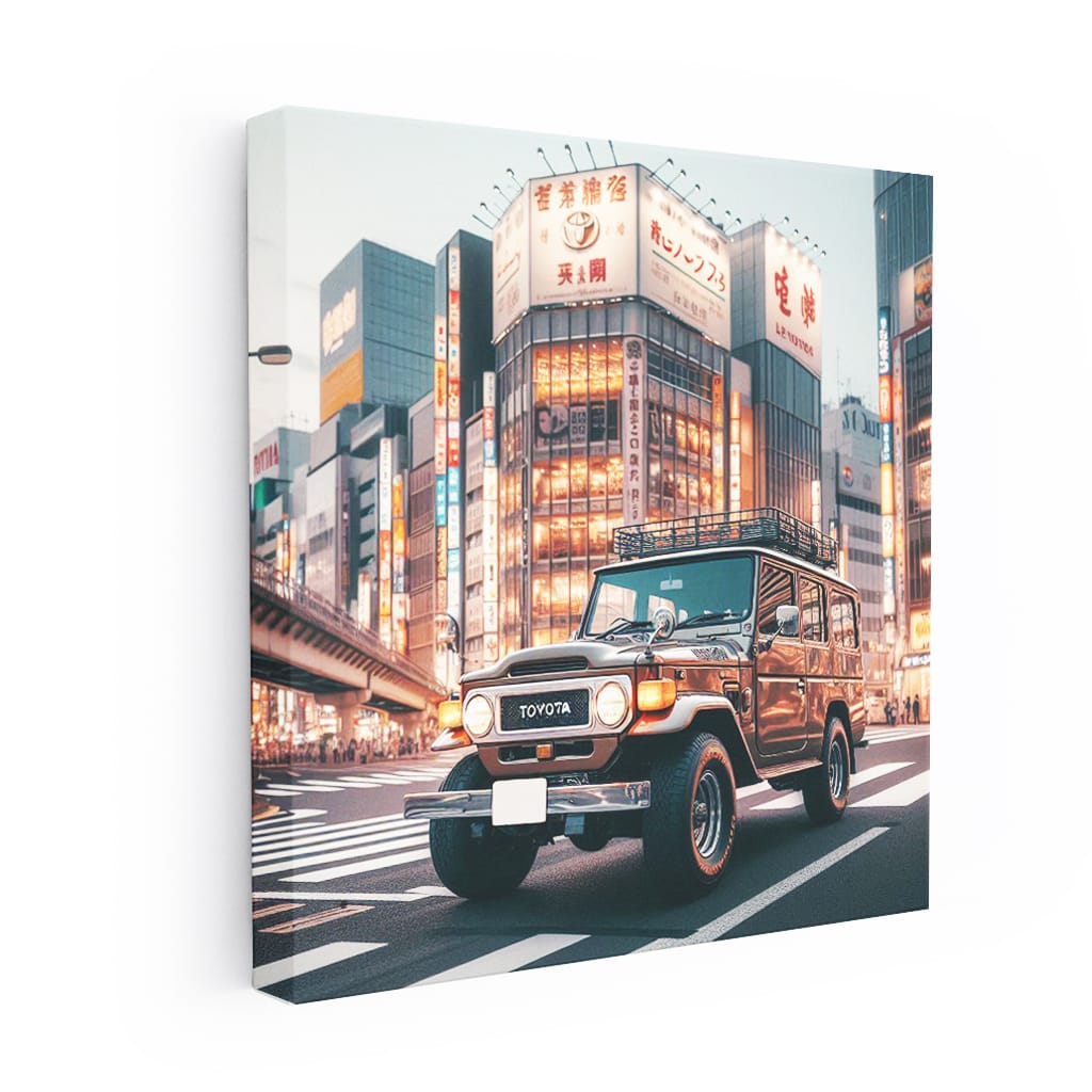 Toyota Land Cruiser Tokyo Japan Wall Art