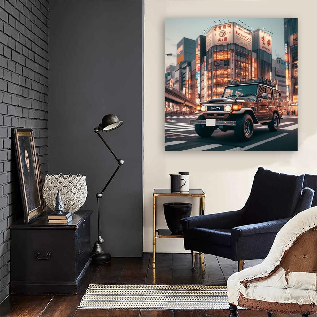 Toyota Land Cruiser Tokyo Japan Wall Art