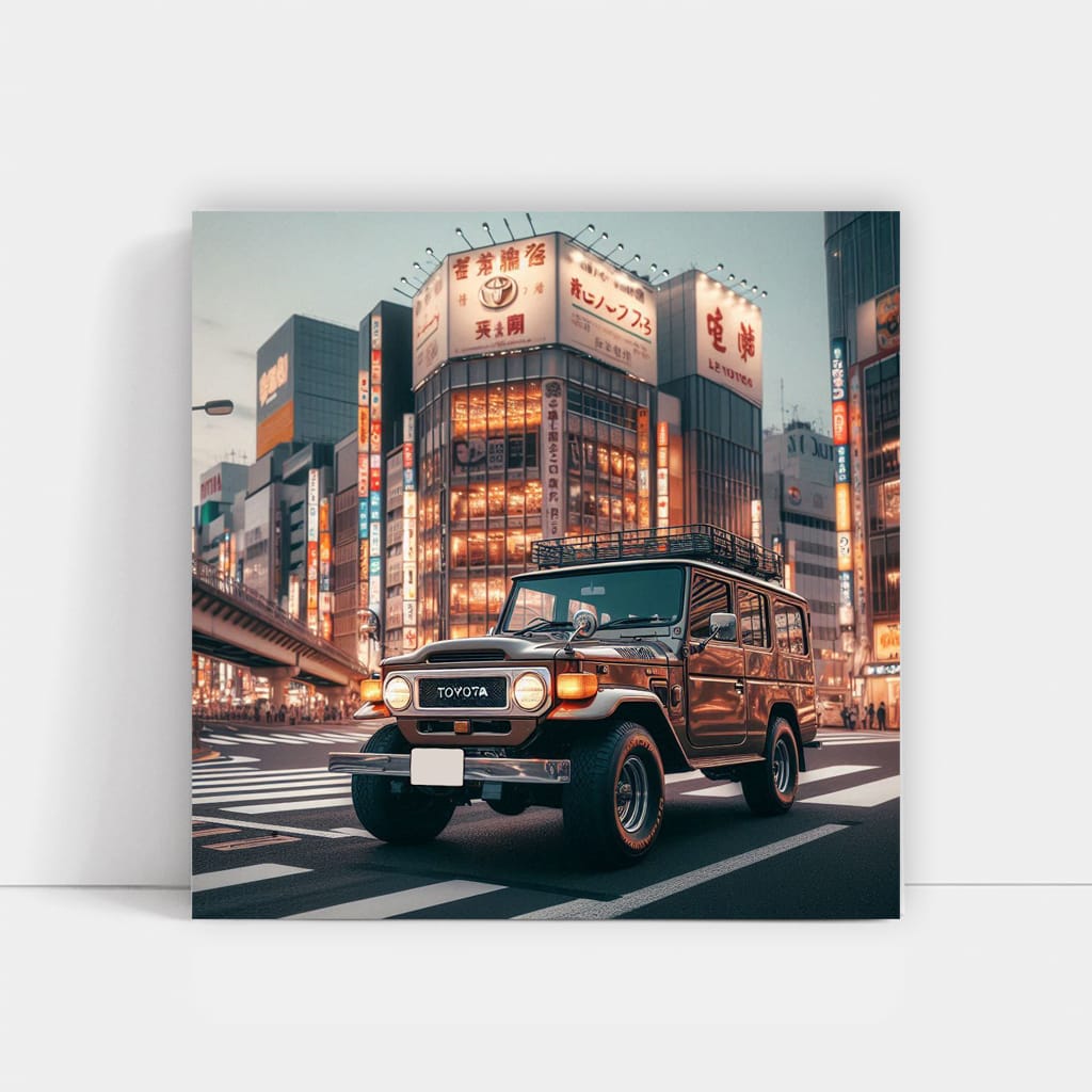 Toyota Land Cruiser Tokyo Japan Wall Art