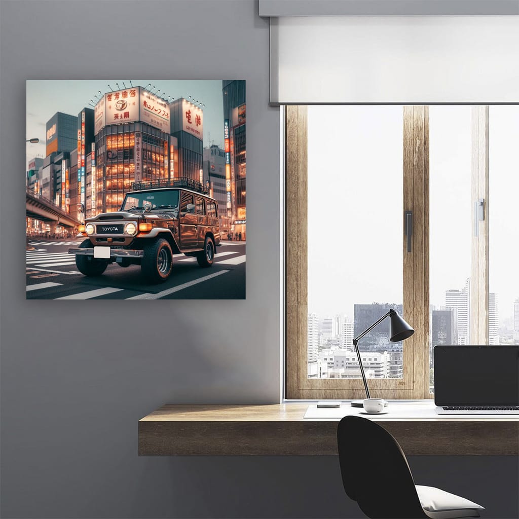 Toyota Land Cruiser Tokyo Japan Wall Art