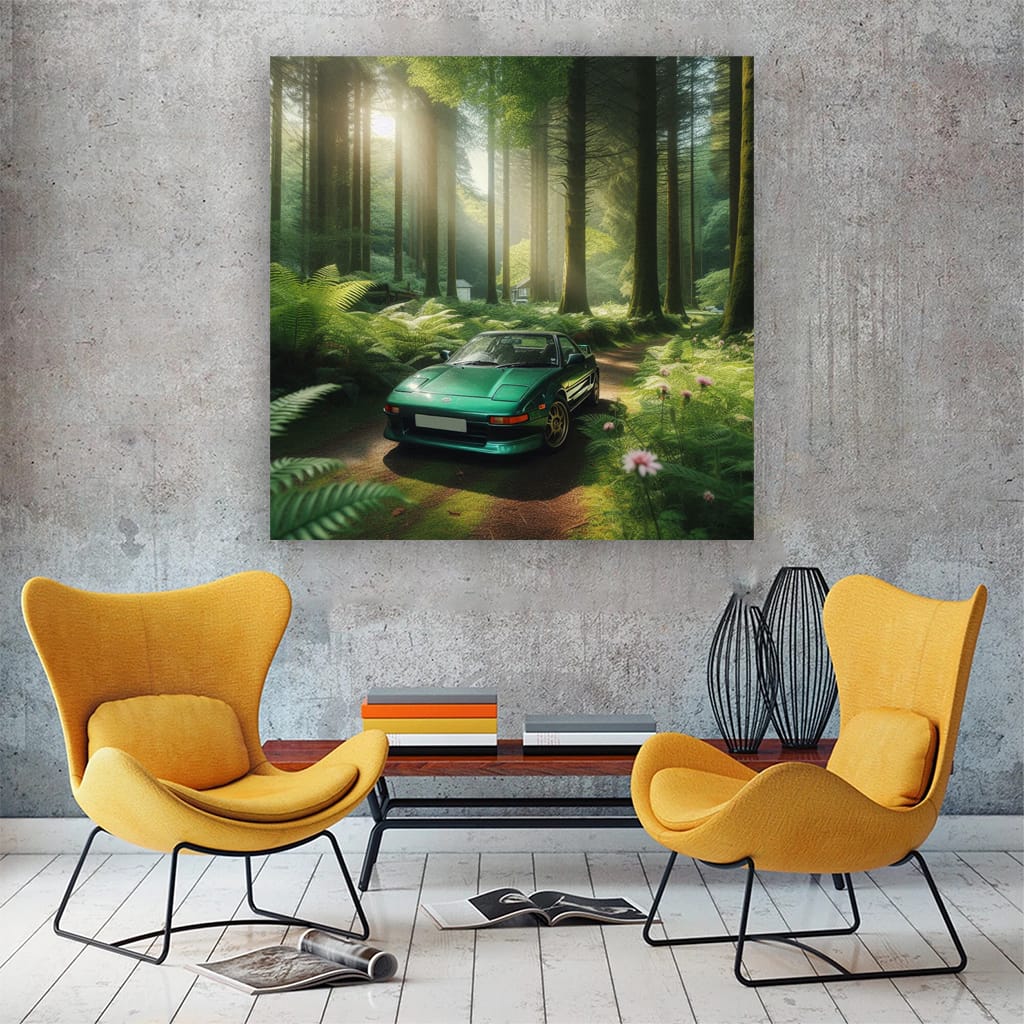 Forest Adventure: Toyota MR2 - Agile and Sporty Drive