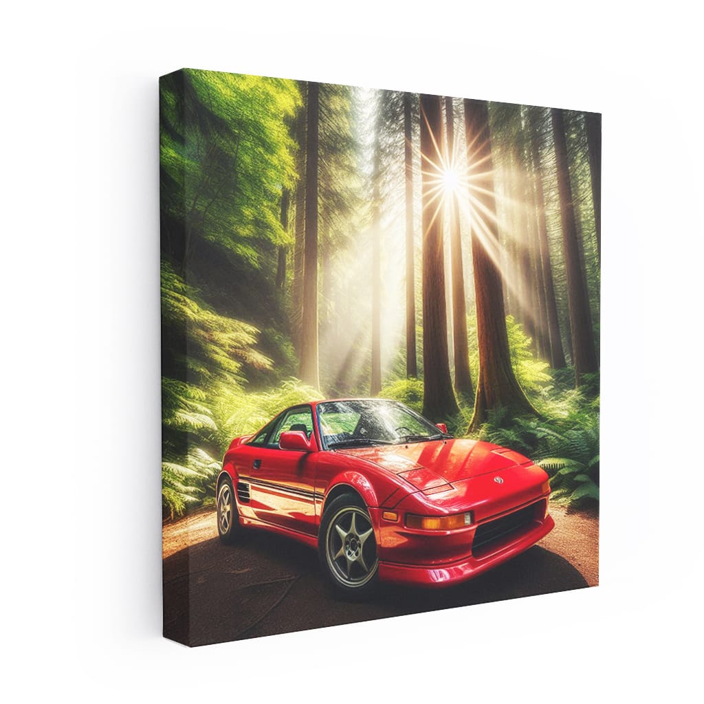 Toyota Mr2 Forest Wall Art