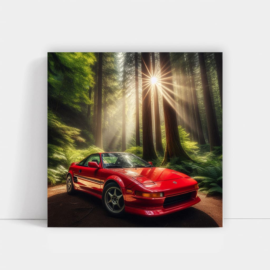 Toyota MR2 in Forest - Agile Performance, Timeless Design