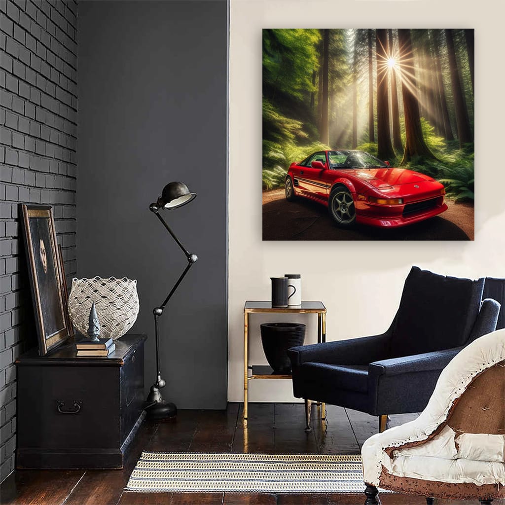 Toyota MR2 in Forest - Agile Performance, Timeless Design