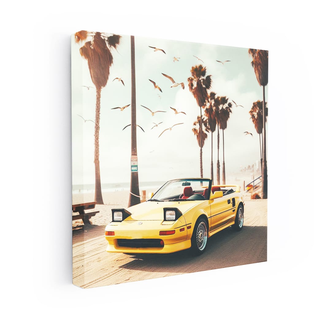 Toyota Mr2 On Bea Wall Art