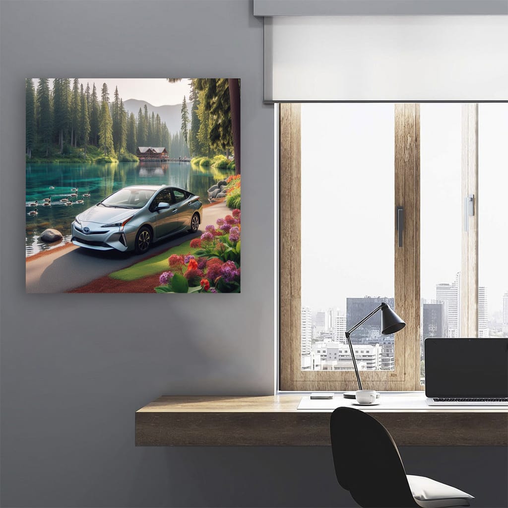 Toyota Prius Lake Wall Art