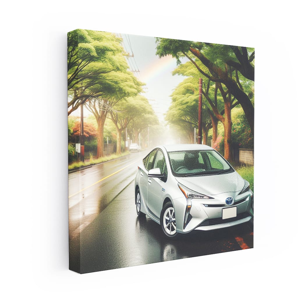 Toyota Prius Overcast Weath Wall Art