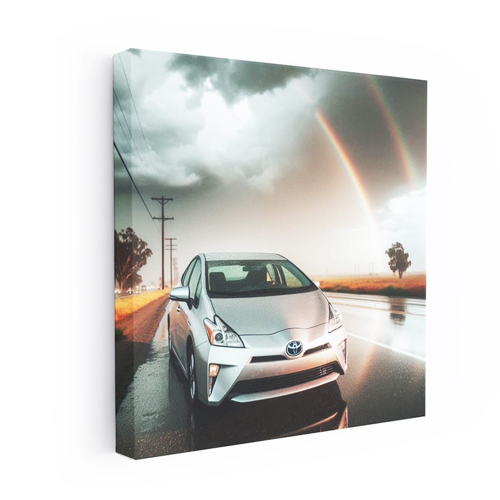 Toyota Prius Overcast Weather Wall Art