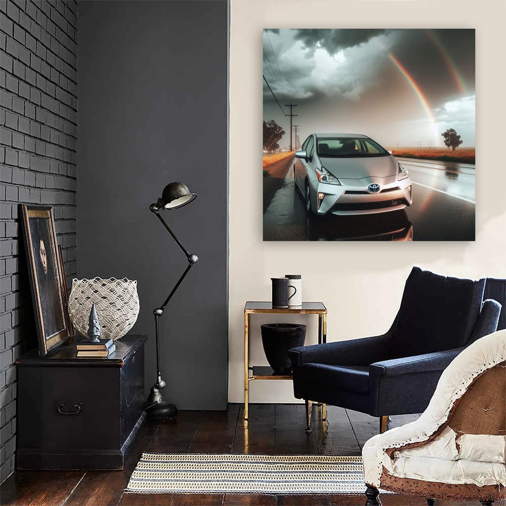 Toyota Prius in Cloudy Weather - Efficient and Reliable