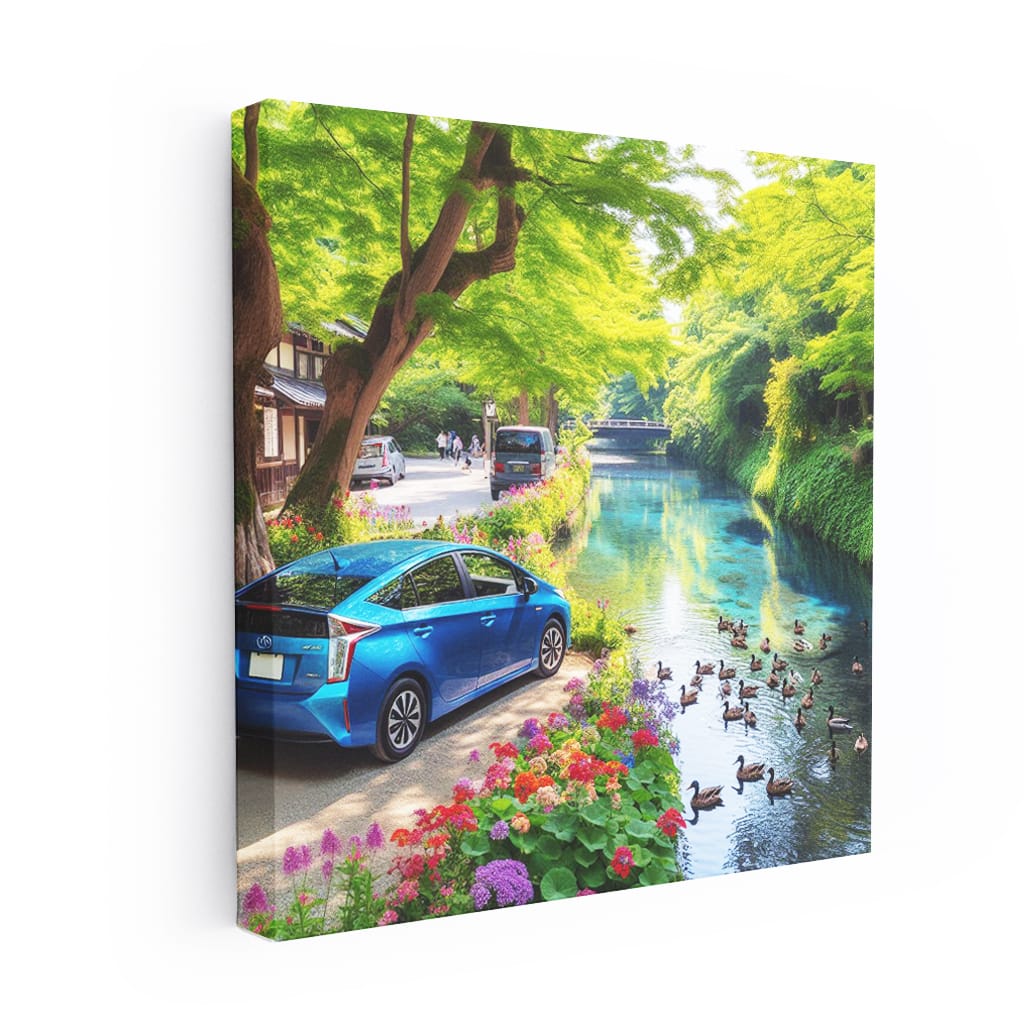 Toyota Prius River Wall Art