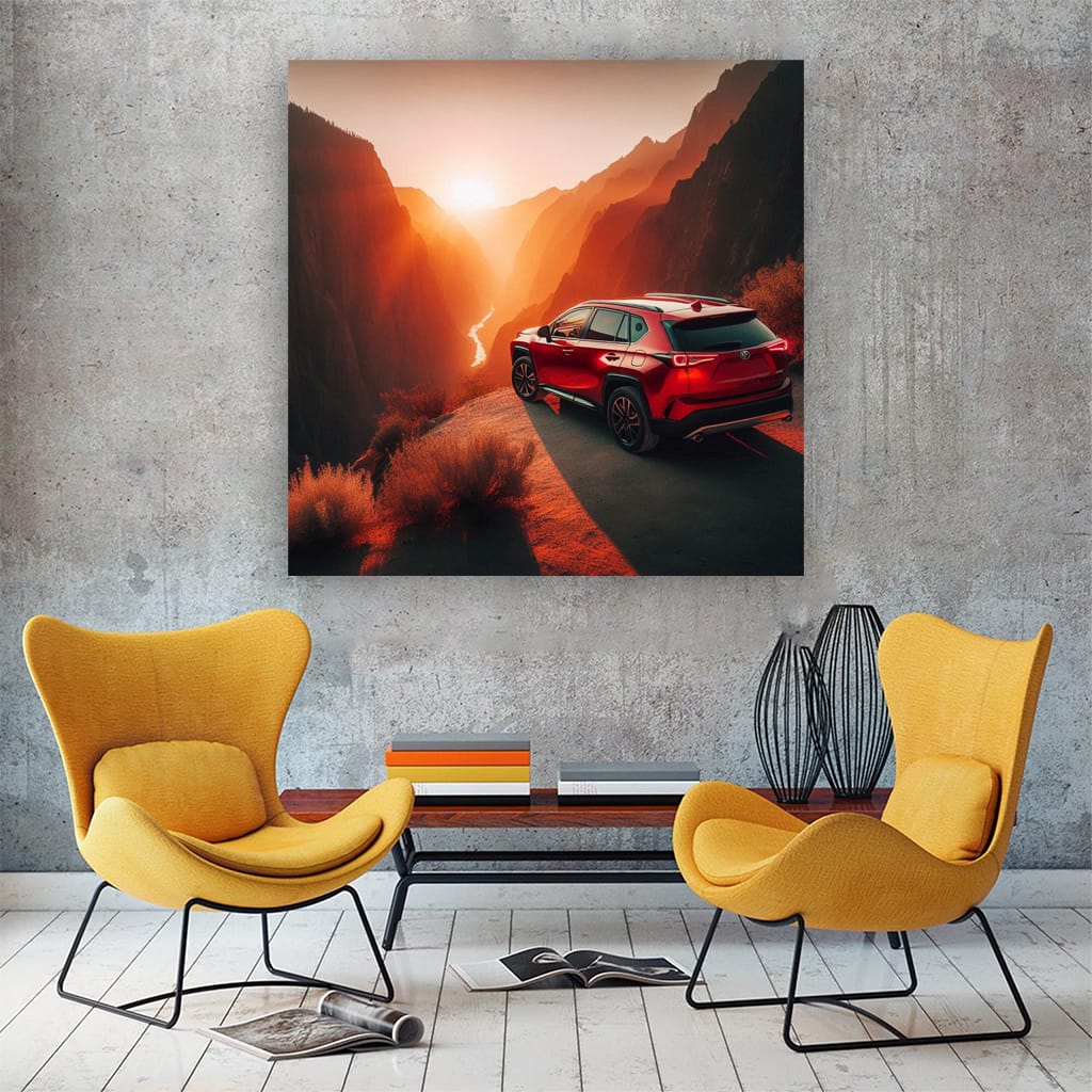 Toyota Rav4 Canyon Wall Art