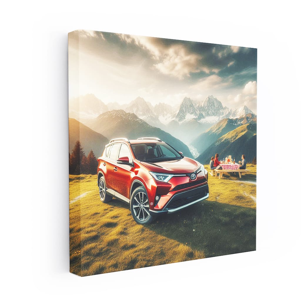 Toyota Rav4 Mountain Wall Art