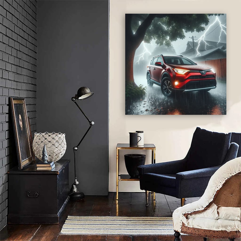 Toyota Rav4 Thunderstorm Wall Art