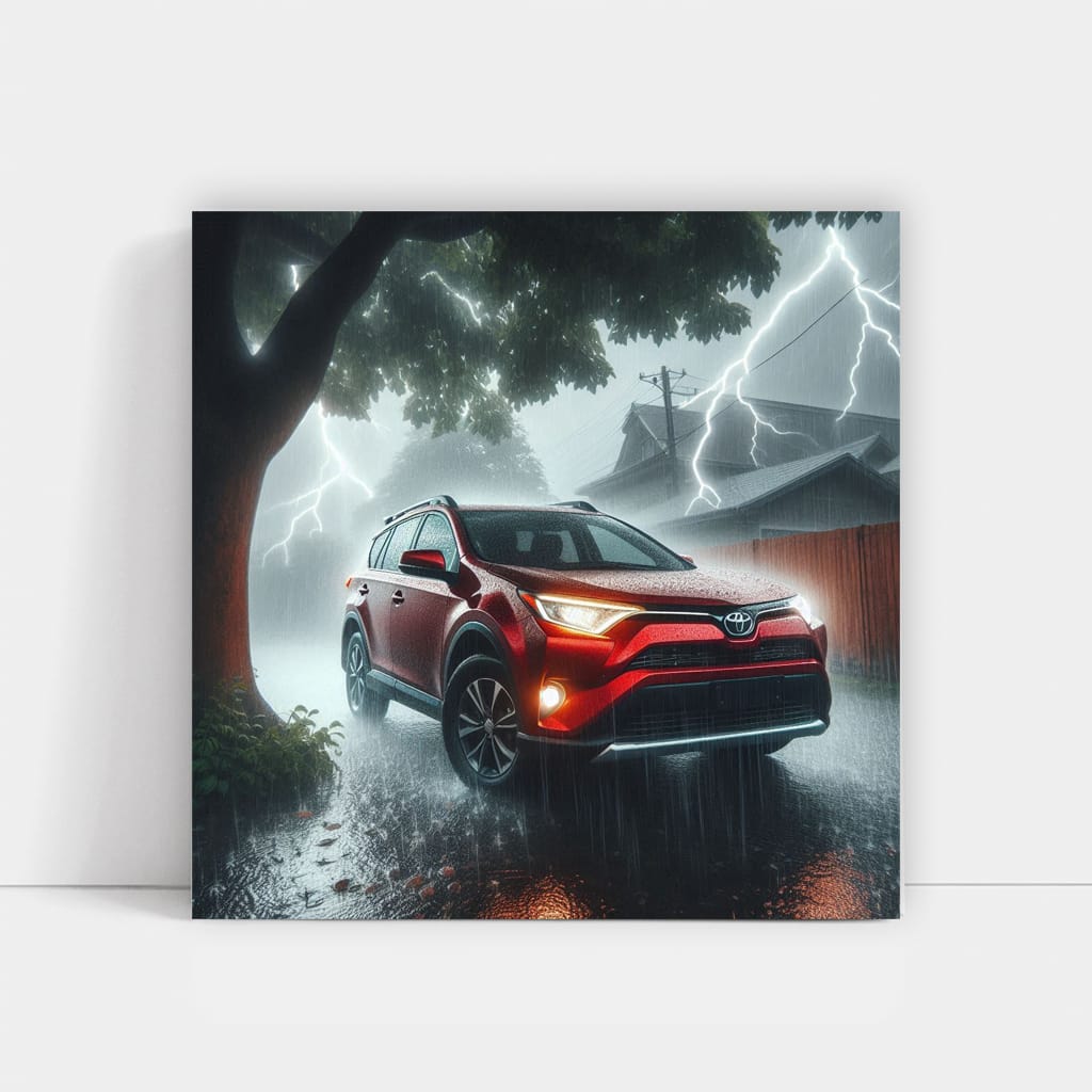 Toyota Rav4 Thunderstorm Wall Art