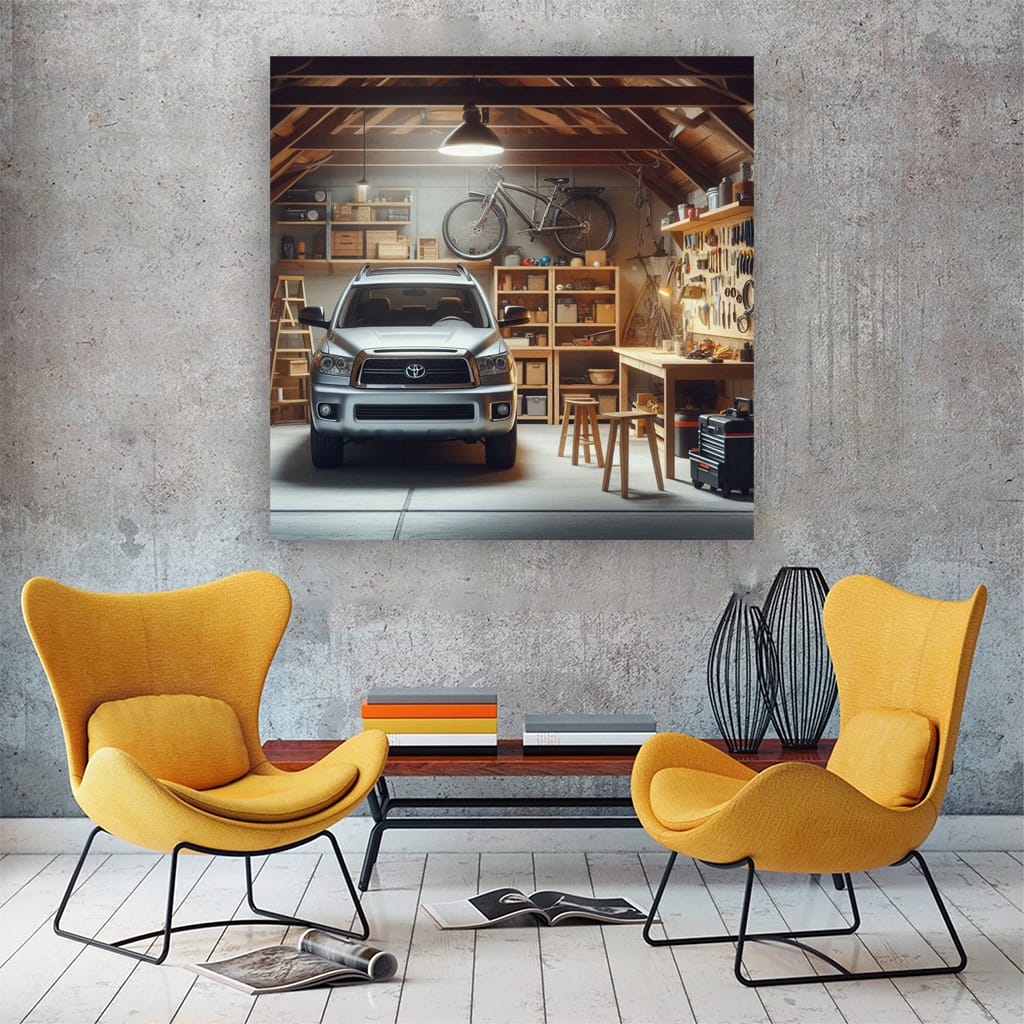 Toyota Sequoia Garage Wall Art