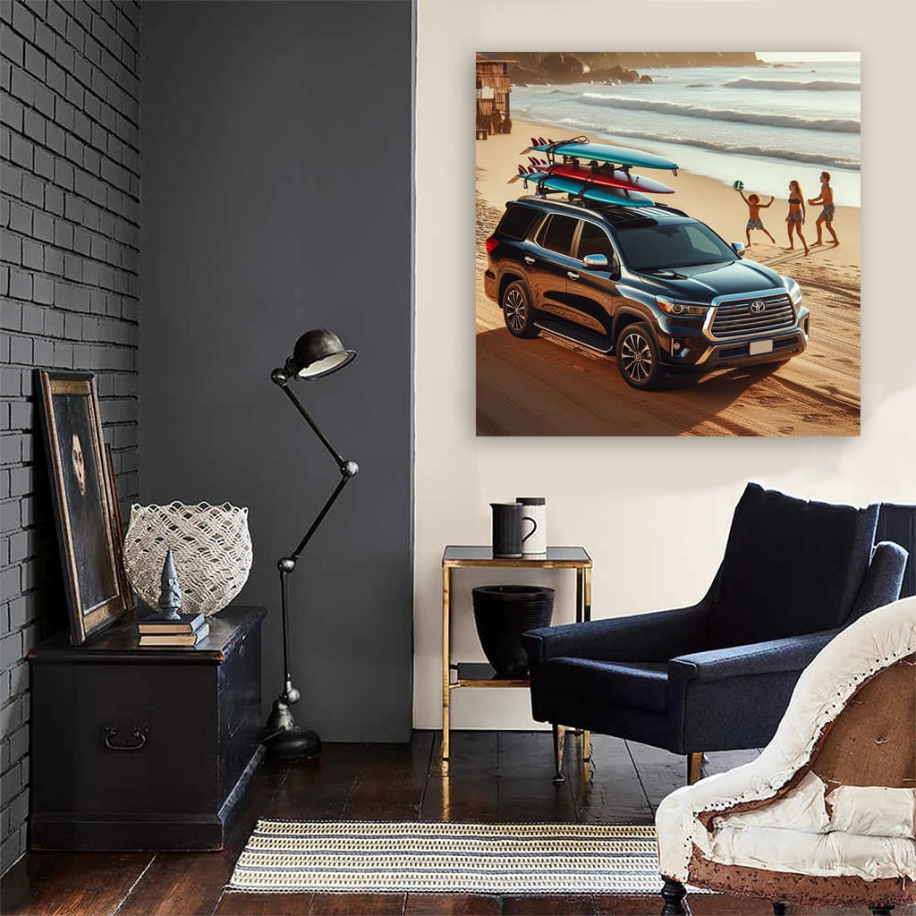 Toyota Sequoia On Bea Wall Art