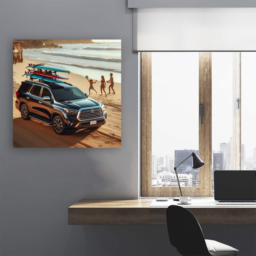 Toyota Sequoia On Bea Wall Art