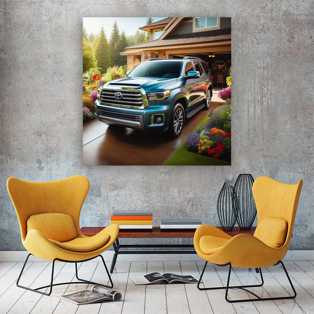 Toyota Sequoia Paint Wall Art