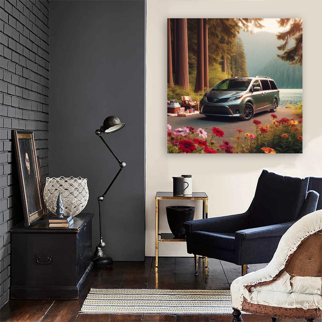 Toyota Sienna by Lake - Versatile Family Van