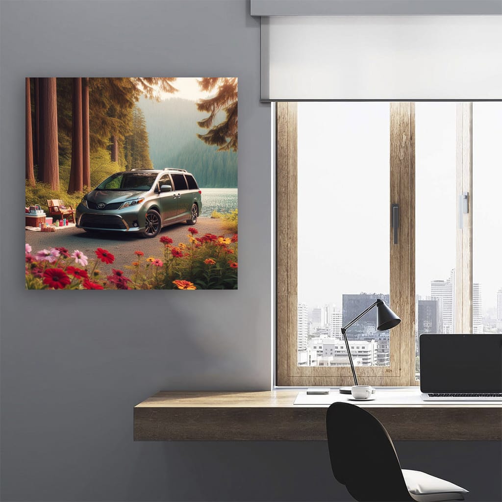 Toyota Sienna by Lake - Versatile Family Van