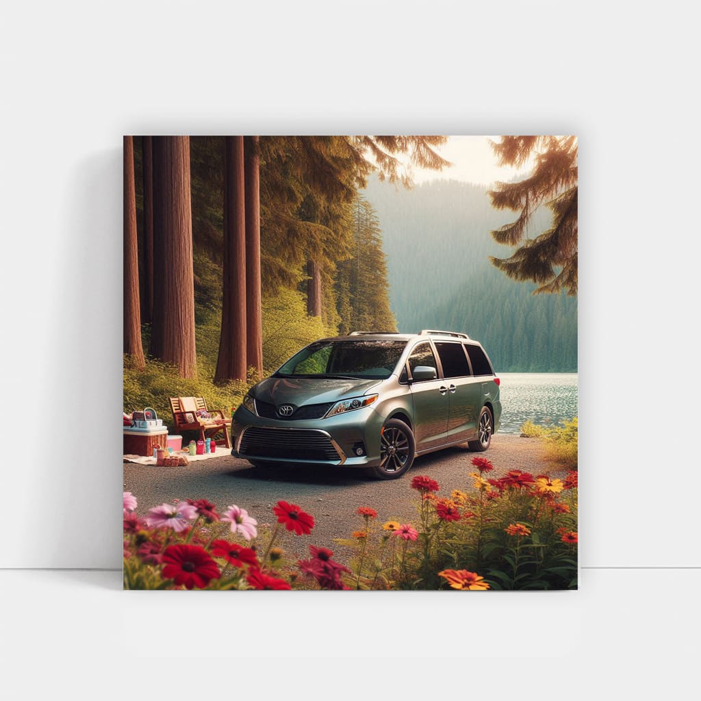 Toyota Sienna by Lake - Versatile Family Van
