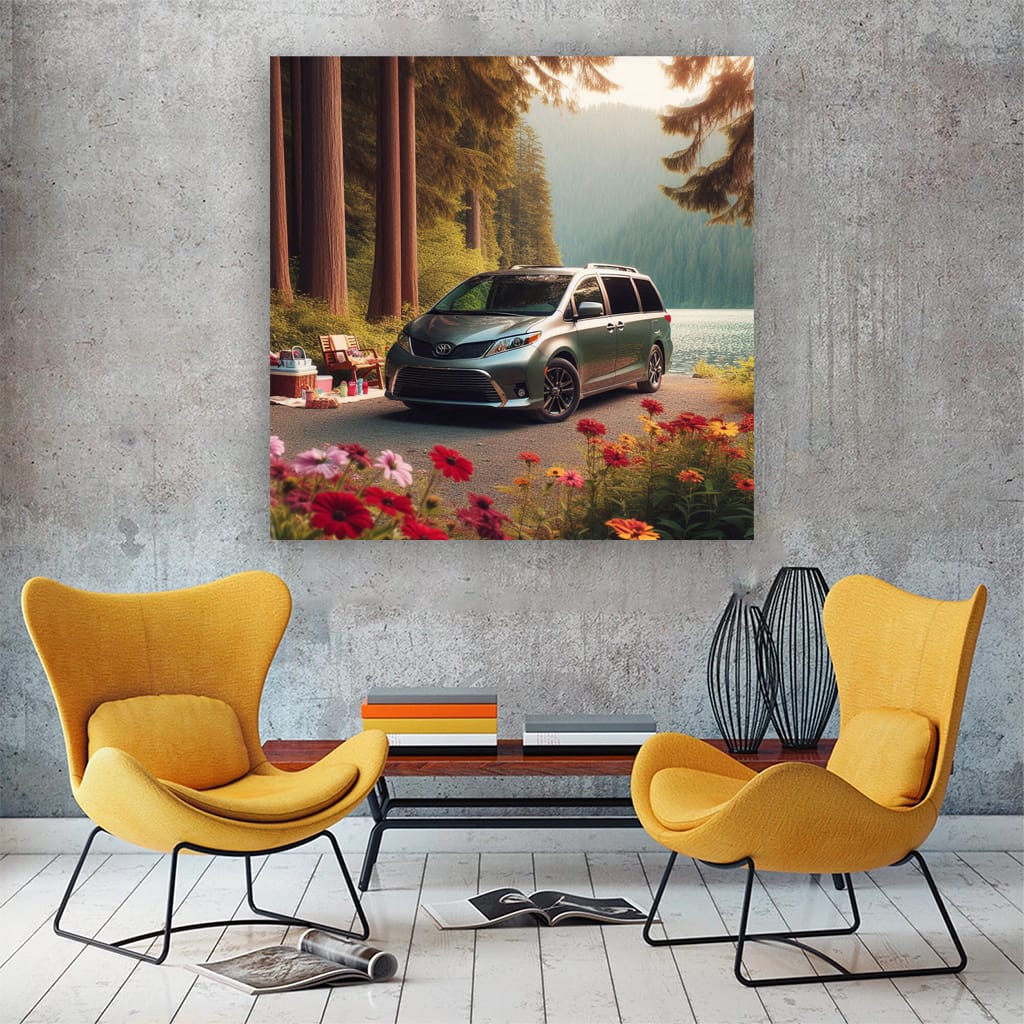 Toyota Sienna by Lake - Versatile Family Van