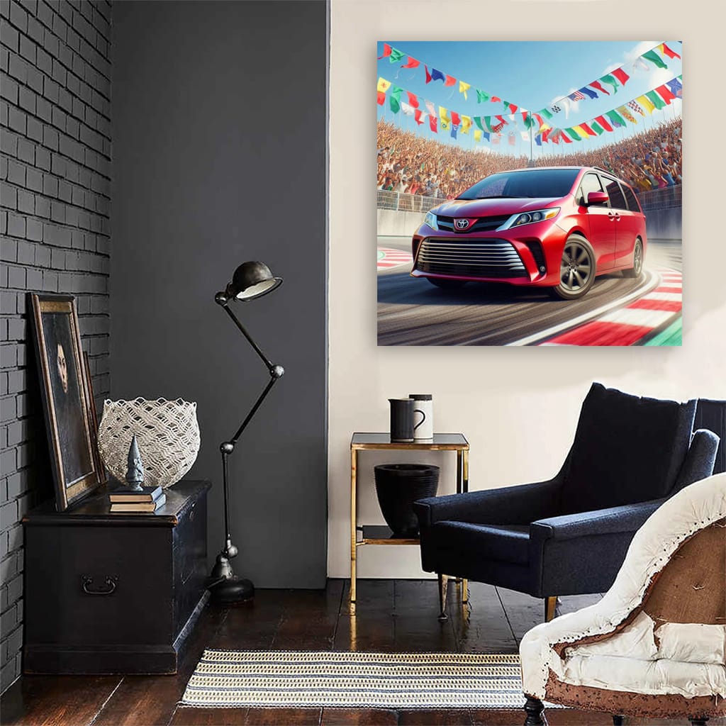 Toyota Sienna Race Ri Wall Art