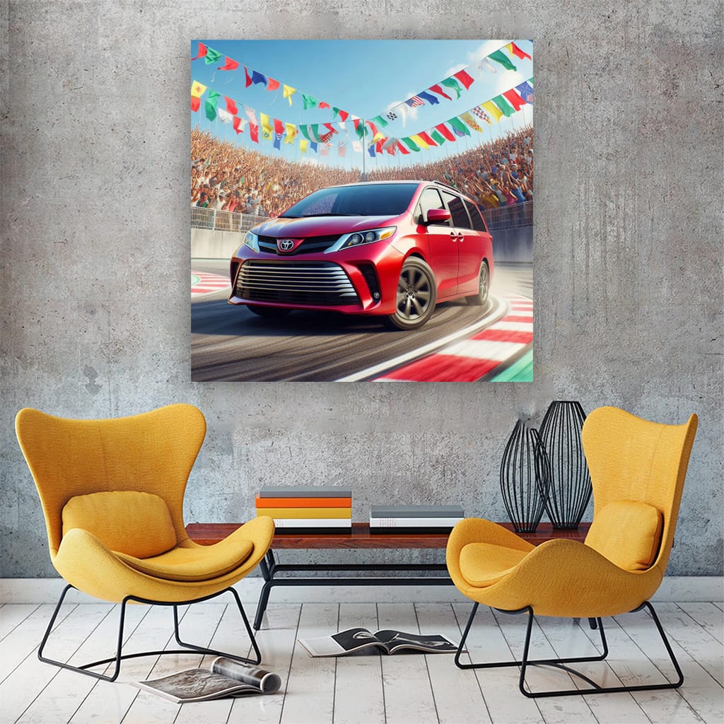 Toyota Sienna Race Ri Wall Art