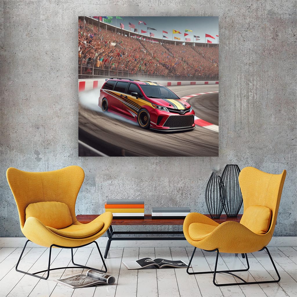 Toyota Sienna Race Ring Wall Art