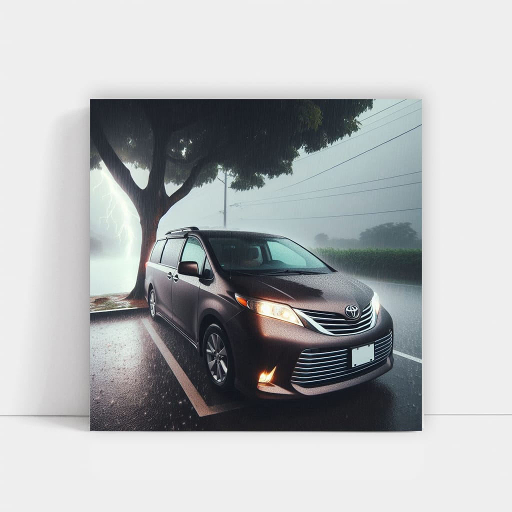 Toyota Sienna in Thunderstorm: Reliable and Bold MPV