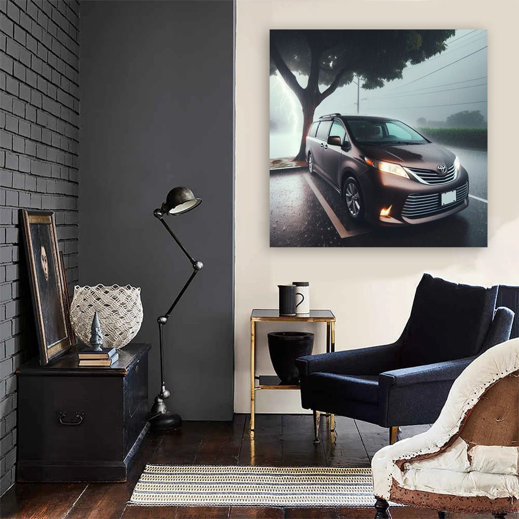 Toyota Sienna in Thunderstorm: Reliable and Bold MPV