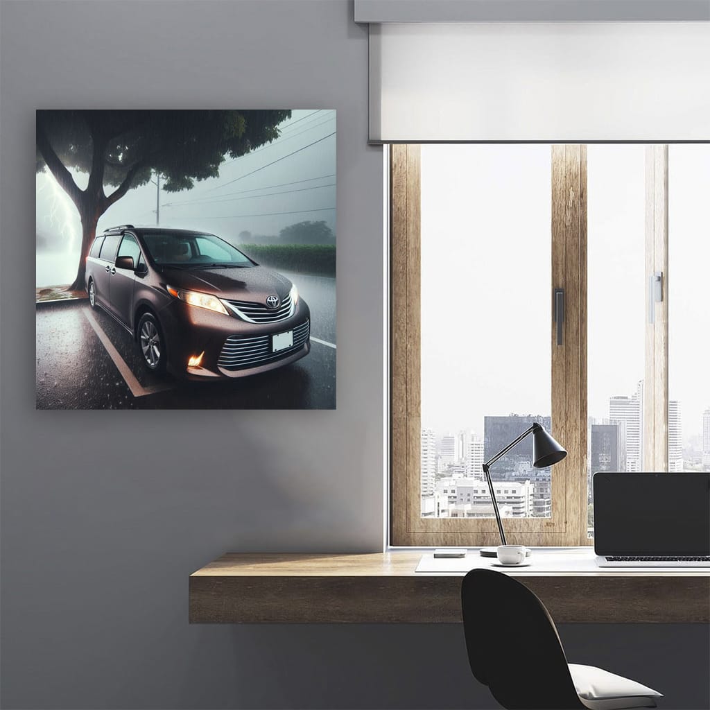 Toyota Sienna in Thunderstorm: Reliable and Bold MPV