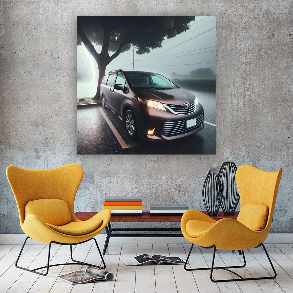 Toyota Sienna in Thunderstorm: Reliable and Bold MPV