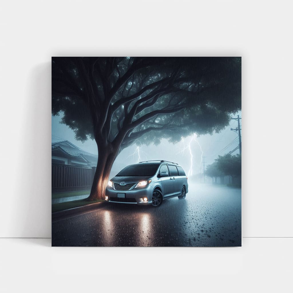 Toyota Sienna Thunderstorm Wall Art