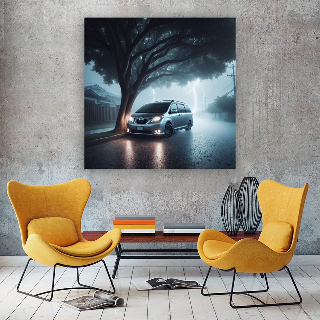 Toyota Sienna Thunderstorm Wall Art