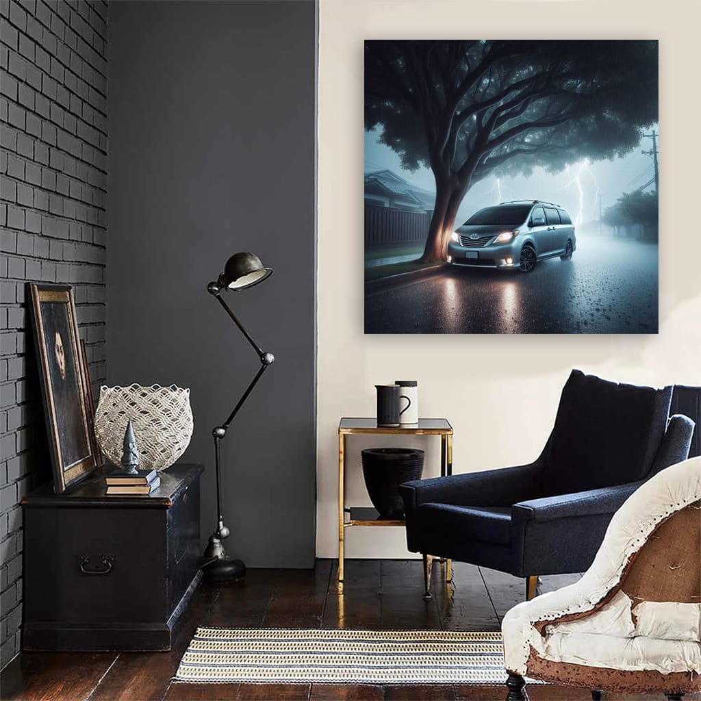 Toyota Sienna Thunderstorm Wall Art