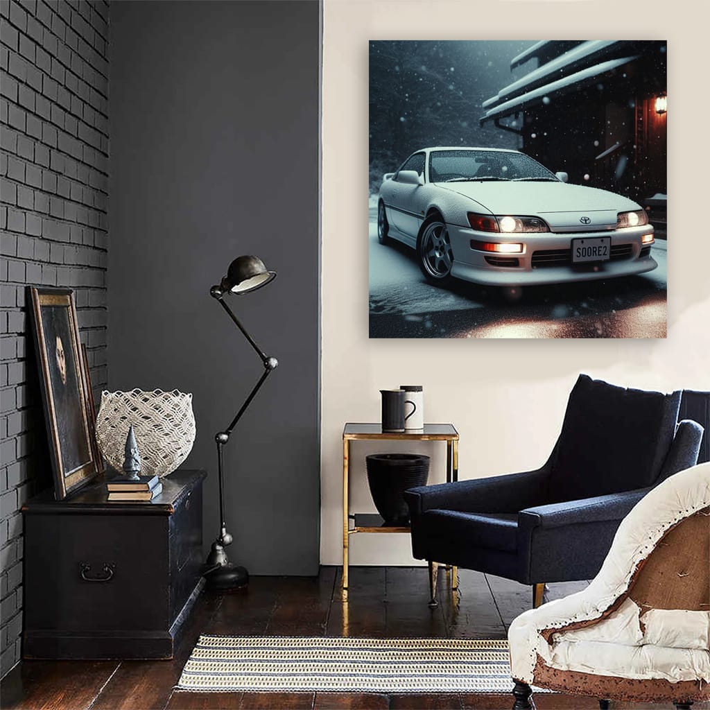 Toyota Soarer Winter Wall Art