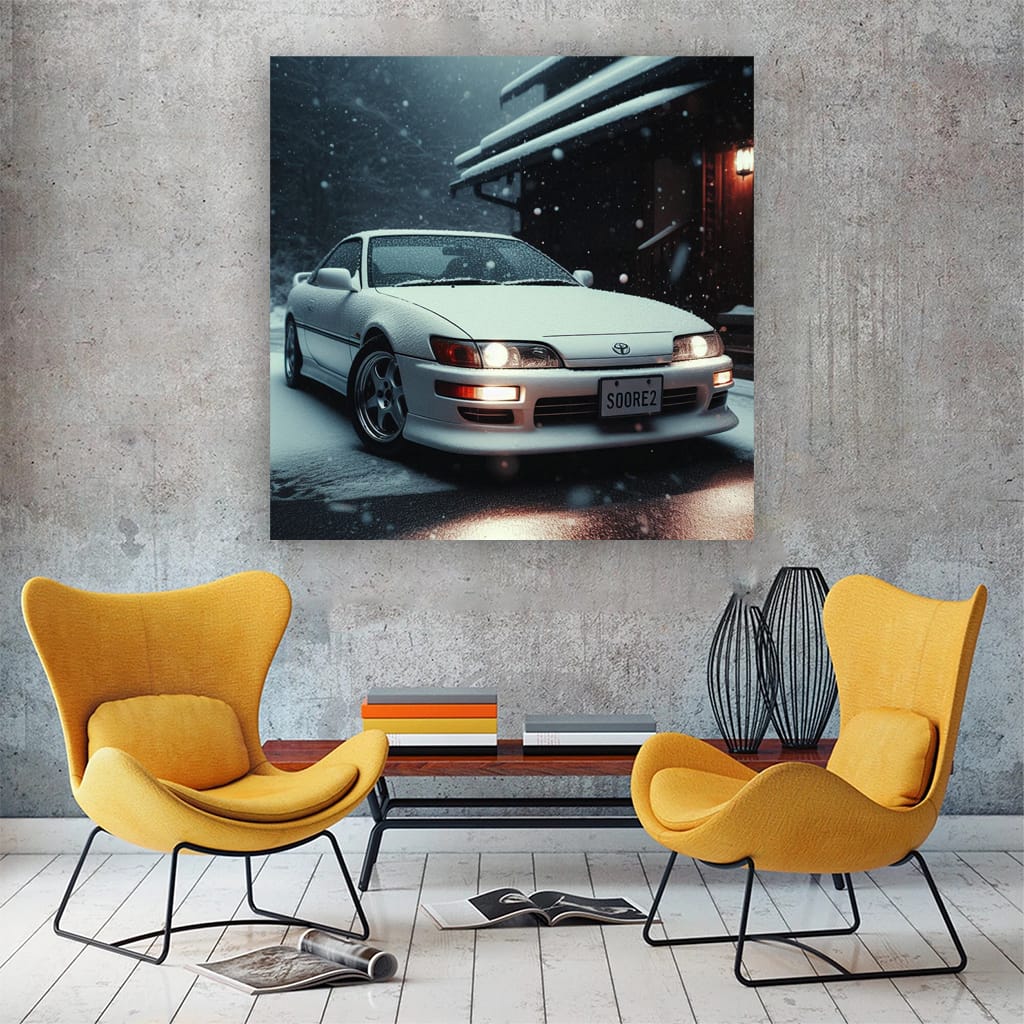 Toyota Soarer Winter Wall Art