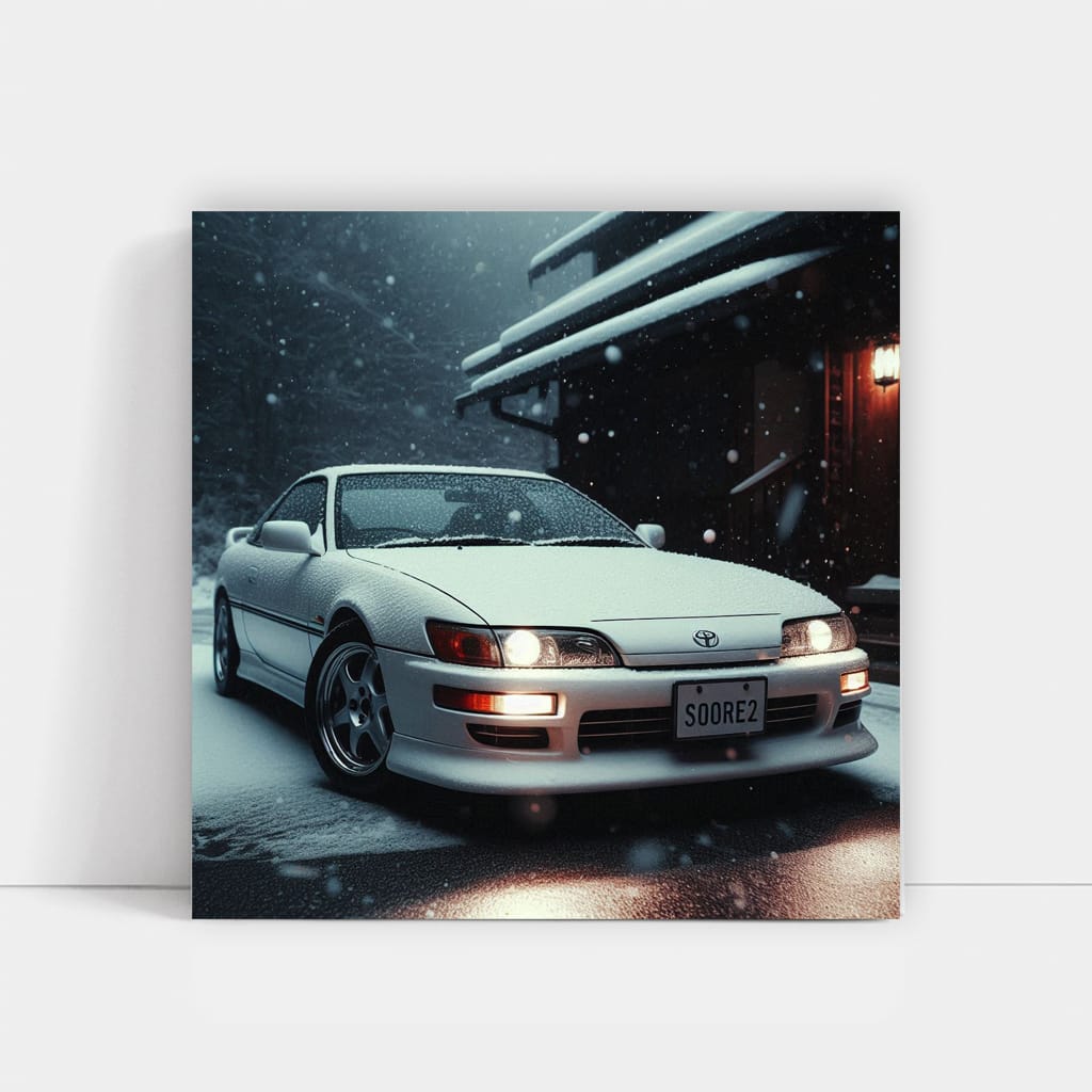 Toyota Soarer Winter Wall Art