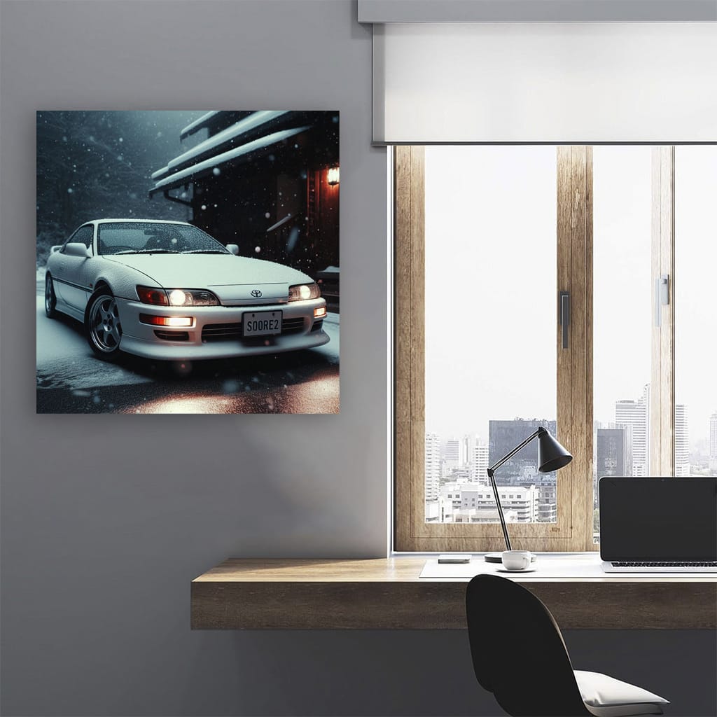 Toyota Soarer Winter Wall Art