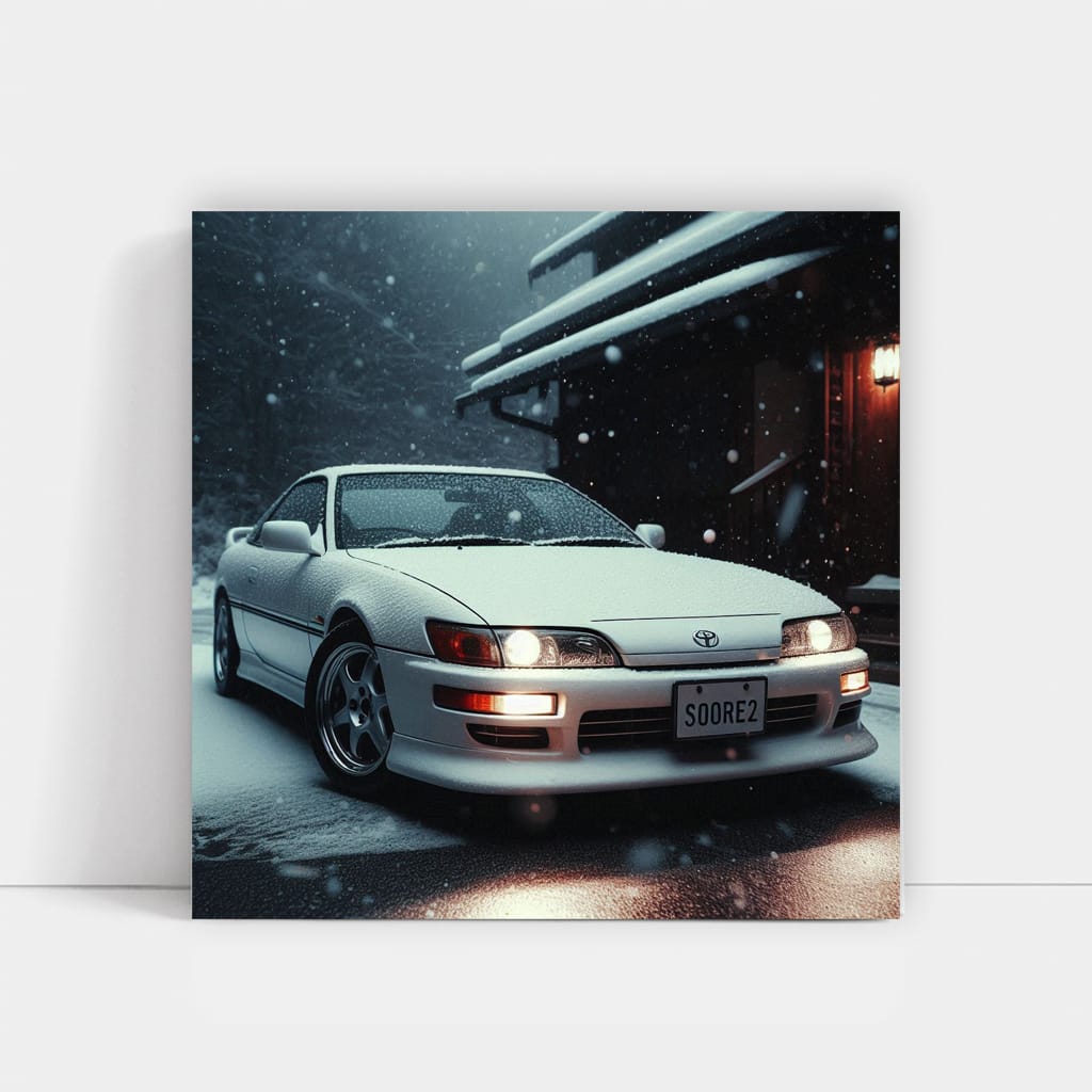 Toyota Soarer in Winter - Elegance Meets Performance