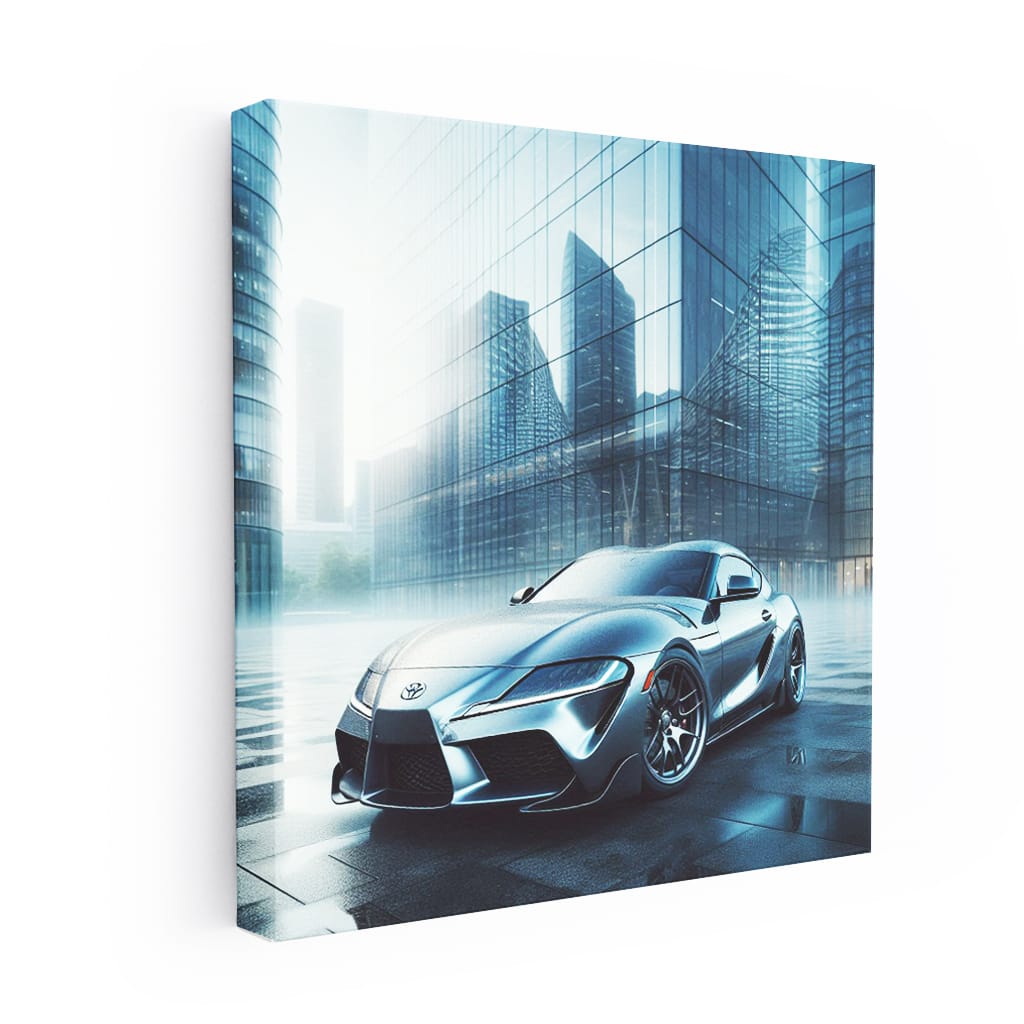 Toyota Supra Fog Wall Art