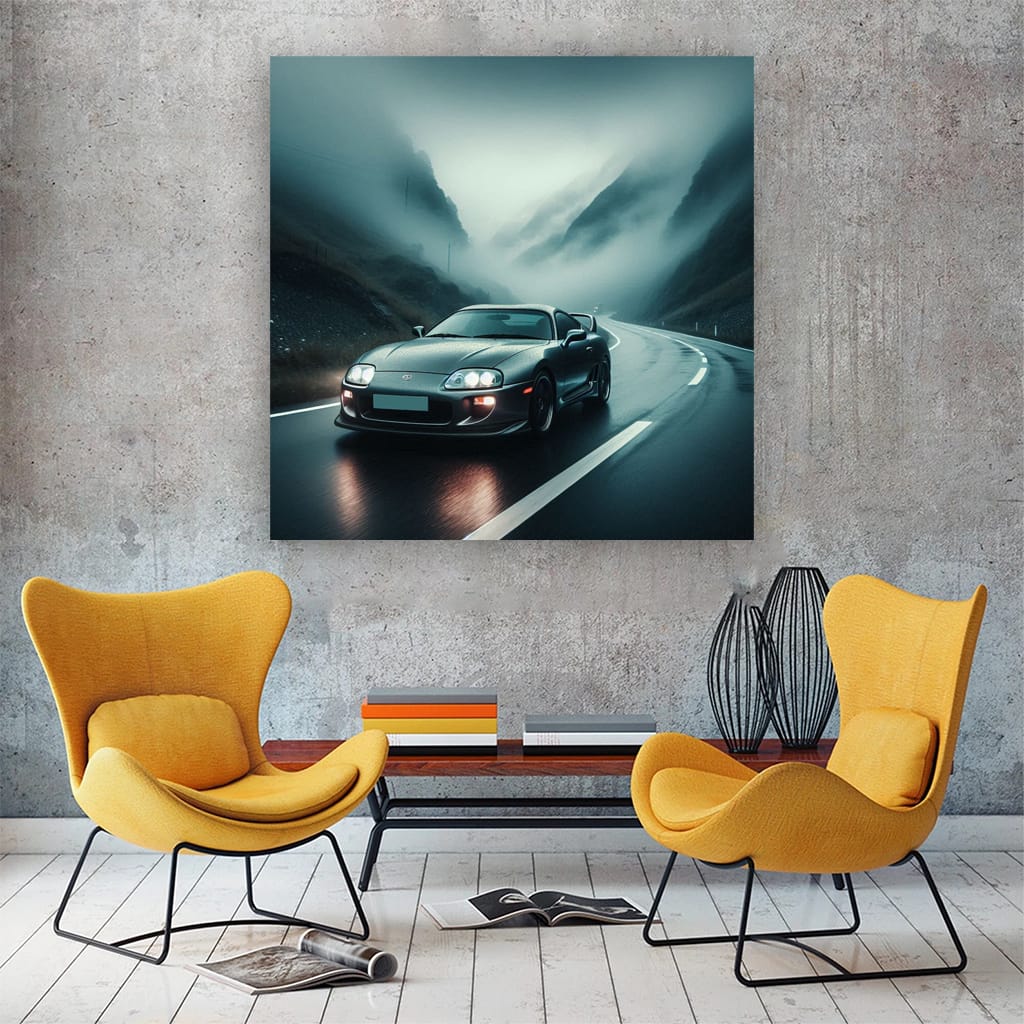 Toyota Supra Old F Wall Art