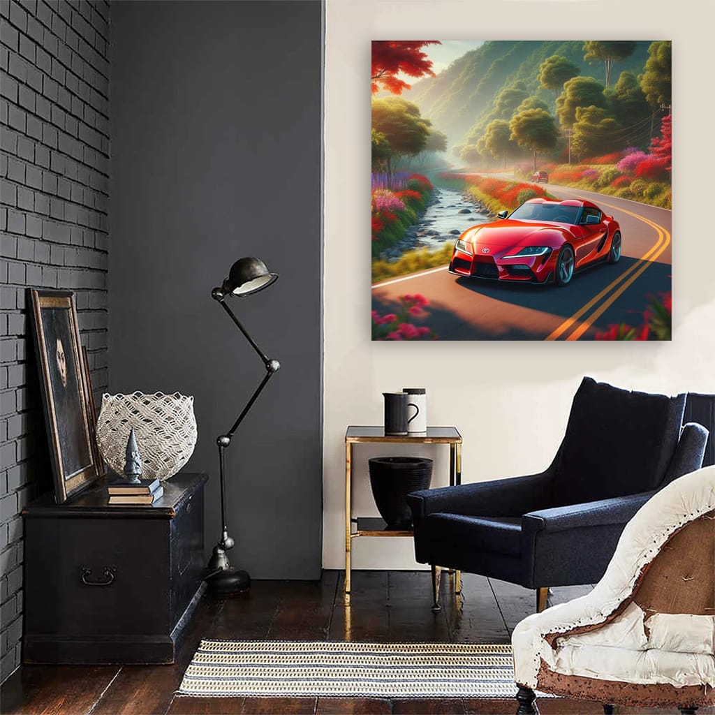 Toyota Supra Riv Wall Art