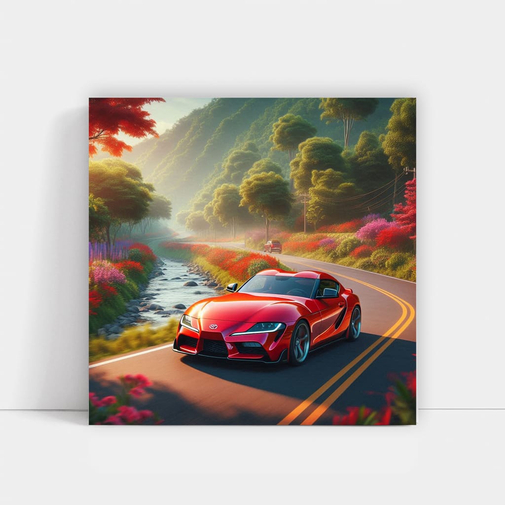 Toyota Supra Riv Wall Art