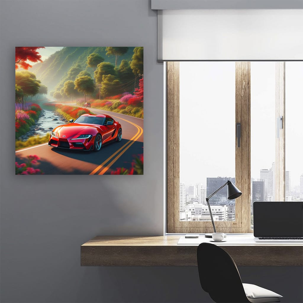 Toyota Supra Riv Wall Art